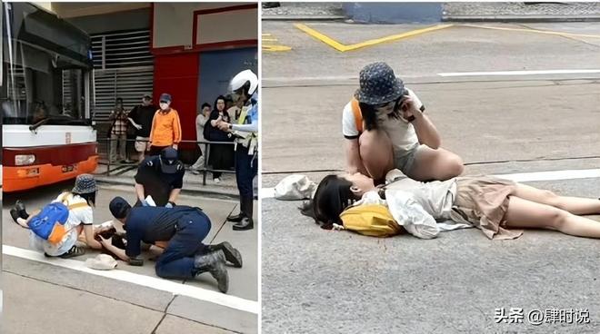 舞横穿时被公交撞倒反遭澳门警方指控凯发K8国际内地女在澳门马路中间跳(图1)